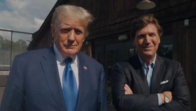 Watch: Donald Trump's full interview with Tucker Carlson on X during GOP debate which drew millions of viewers
