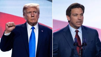‘A terrible thing and a terrible mistake’: Donald Trump criticises abortion ban signed by Ron DeSantis