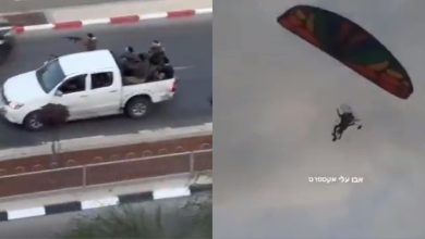 ‘This is insane’: Videos show Hamas militants hang gliding into Israel, roaming in jeeps