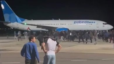 Russia blames West, Ukraine after mob storms airport to 'catch' Jews