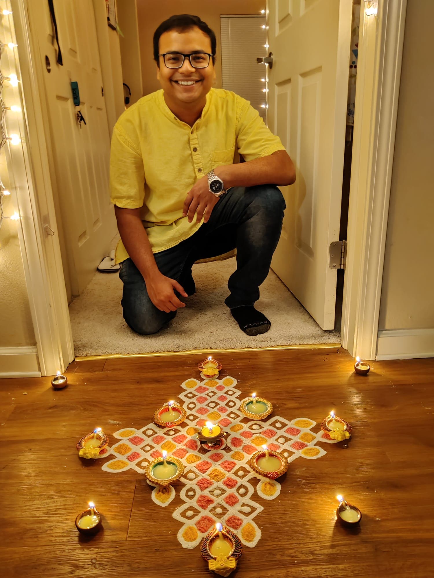 "Diwali serves as a bridge to share our culture with friends and the local community," said Dipesh Tamboli