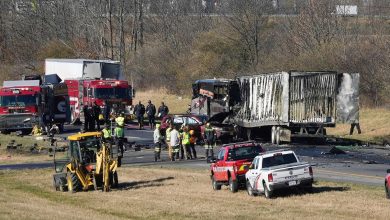 6 dead in Ohio highway crash involving five vehicles; bus with students reportedly rear-ended by a semi truck