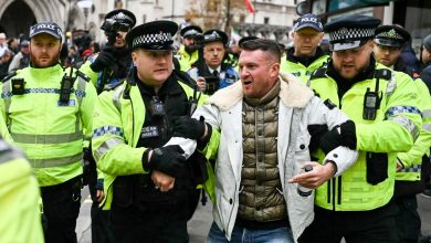 Far-right activist in UK arrested, charged after attending anti-Semitism march