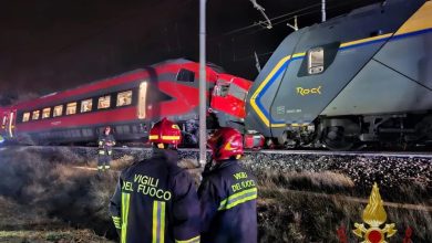 Two trains in Italy crash head-on, 17 suffer minor injuries