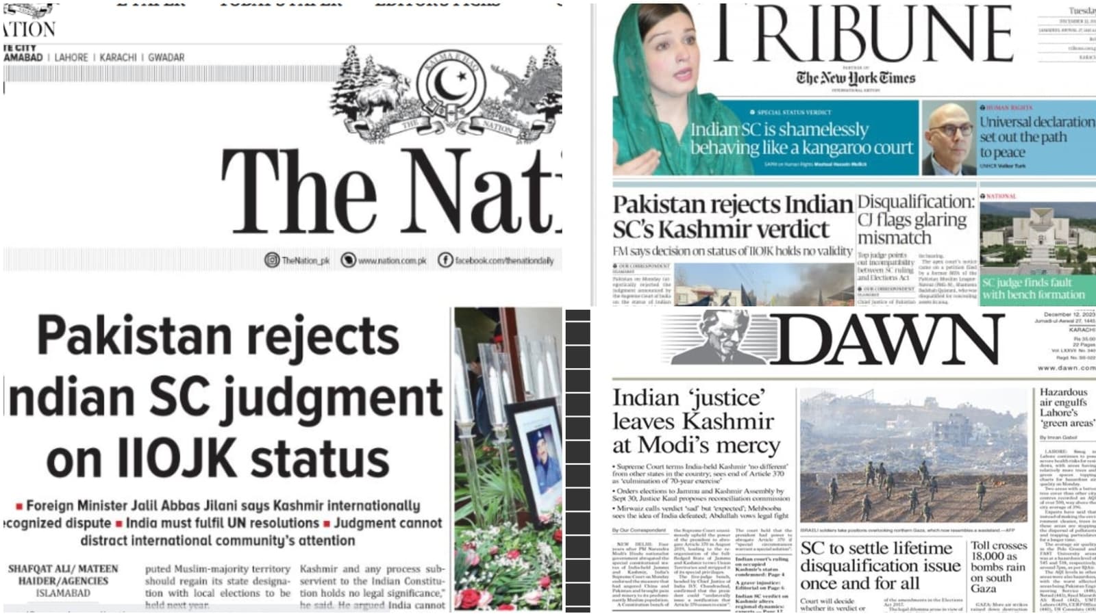 Article 370 verdict: What Pakistani media said as SC upholds Centre's abrogation decision