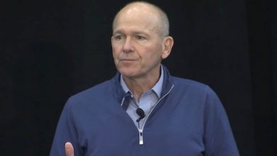 Boeing CEO fights back tears as he addresses Alaska Airlines mid-air window blowout. Watch