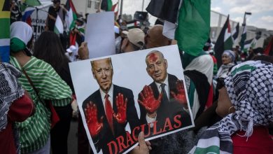 Pro-Palestinian protesters rattle White House fences, chanting cuss-word to Joe Biden