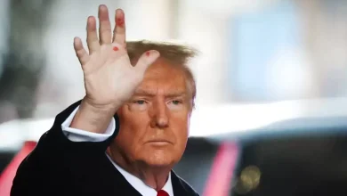 Mysterious red spots on Donald Trump's hand sparks conspiracy theories online