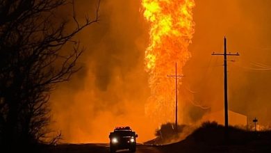 Watch: Massive pipeline explosion in Oklahoma sparks huge plume of smoke, no injuries reported