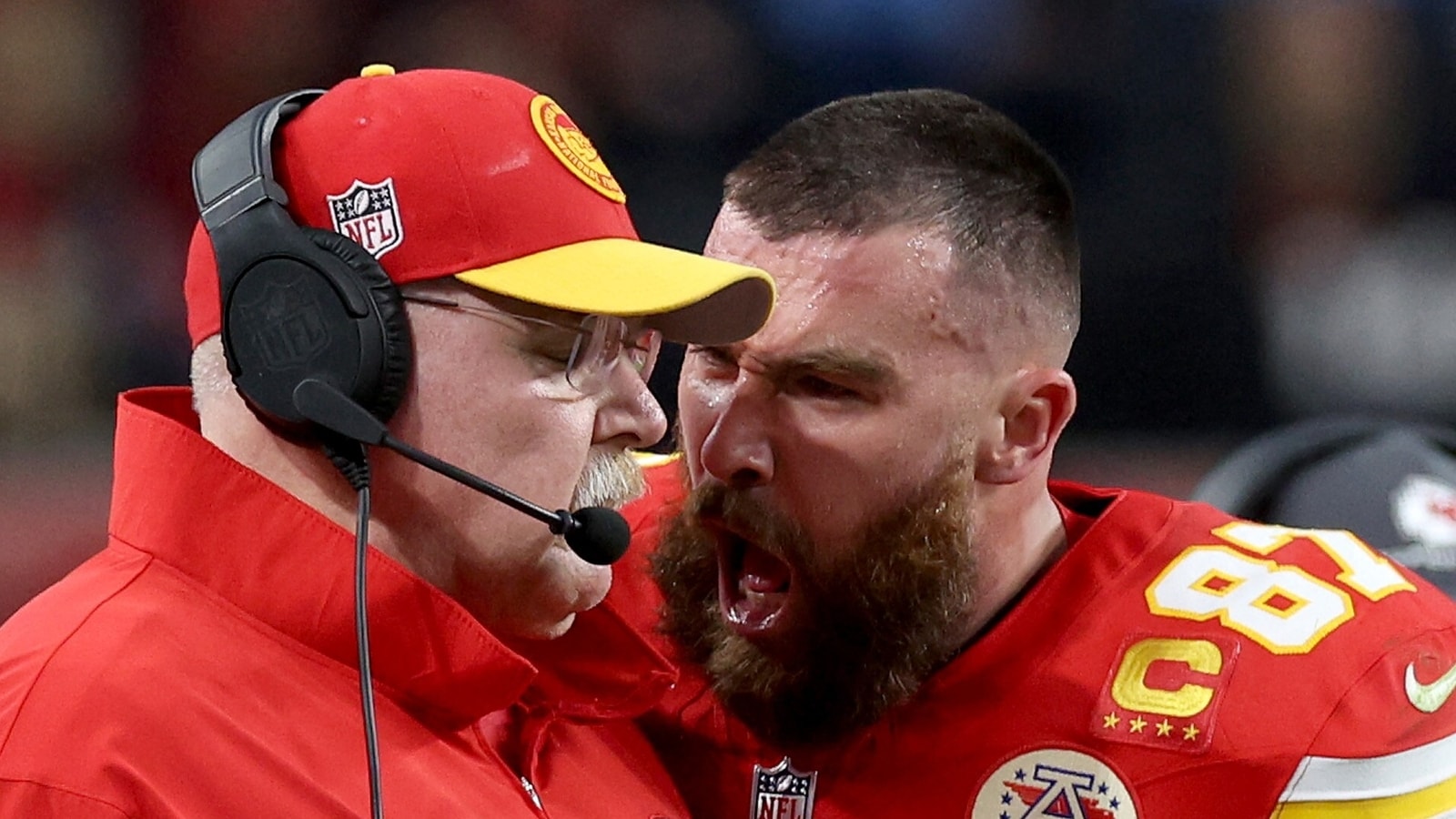Travis Kelce's outburst at coach Andy Reid decoded! Here's what he may said, according to lip reading experts