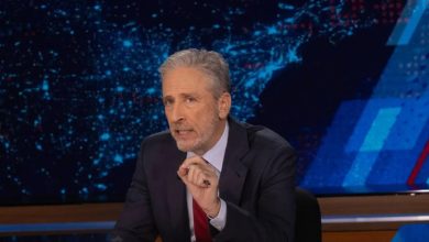‘Similarly challenged’: Jon Stewart tears into Trump and Biden in ‘Daily Show’ return; Elon Musk reacts