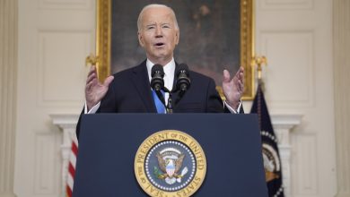 Biden condemns ‘dangerous’ Trump NATO remarks, calls for Ukraine funding