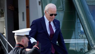Joe Biden trips twice while boarding plane with shorter stairs, netizens say it's ‘as embarrassing as it is sad’