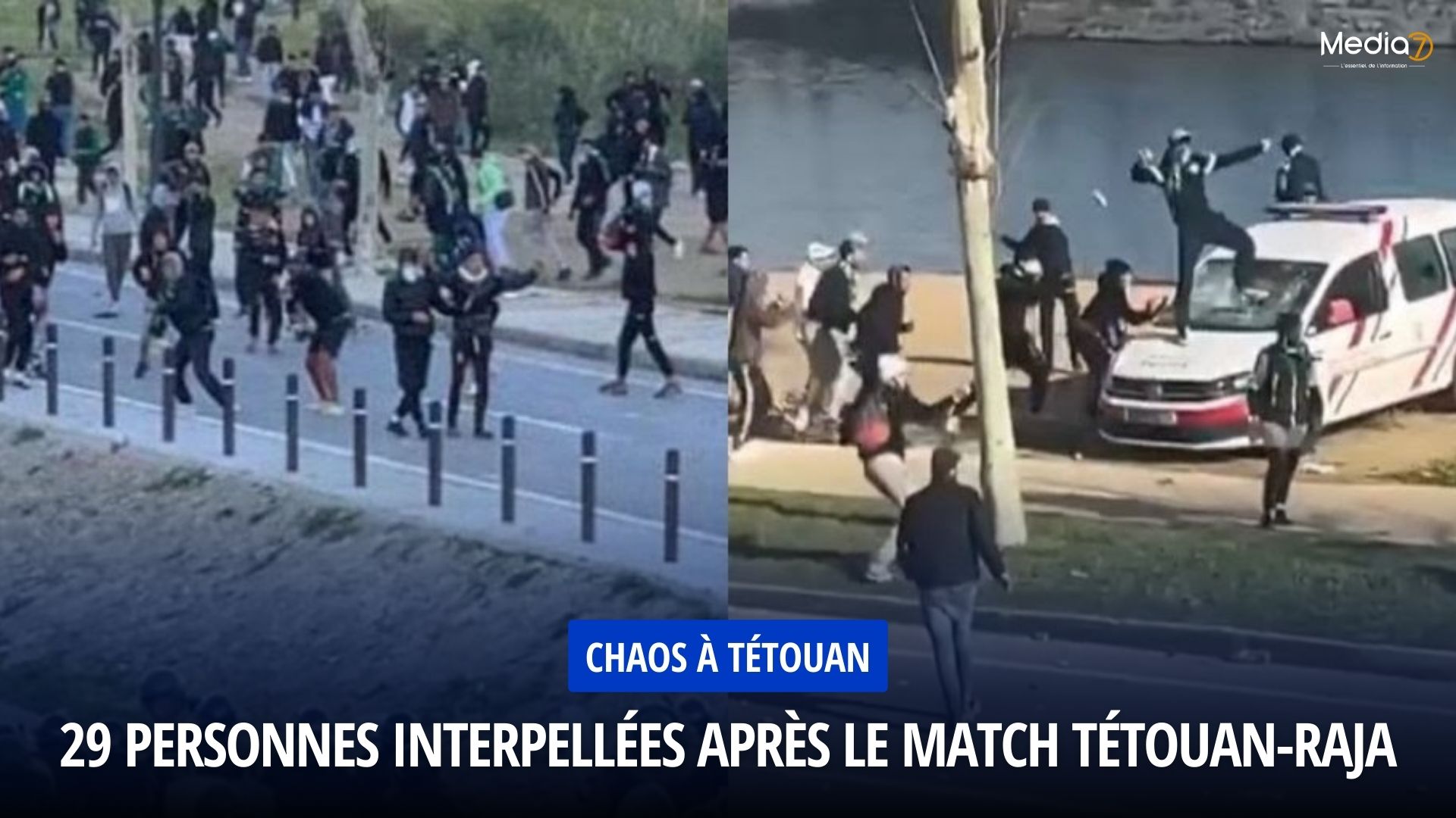 Chaos in Tetouan: 29 People Arrested After the Tetouan-Raja Match - Media7