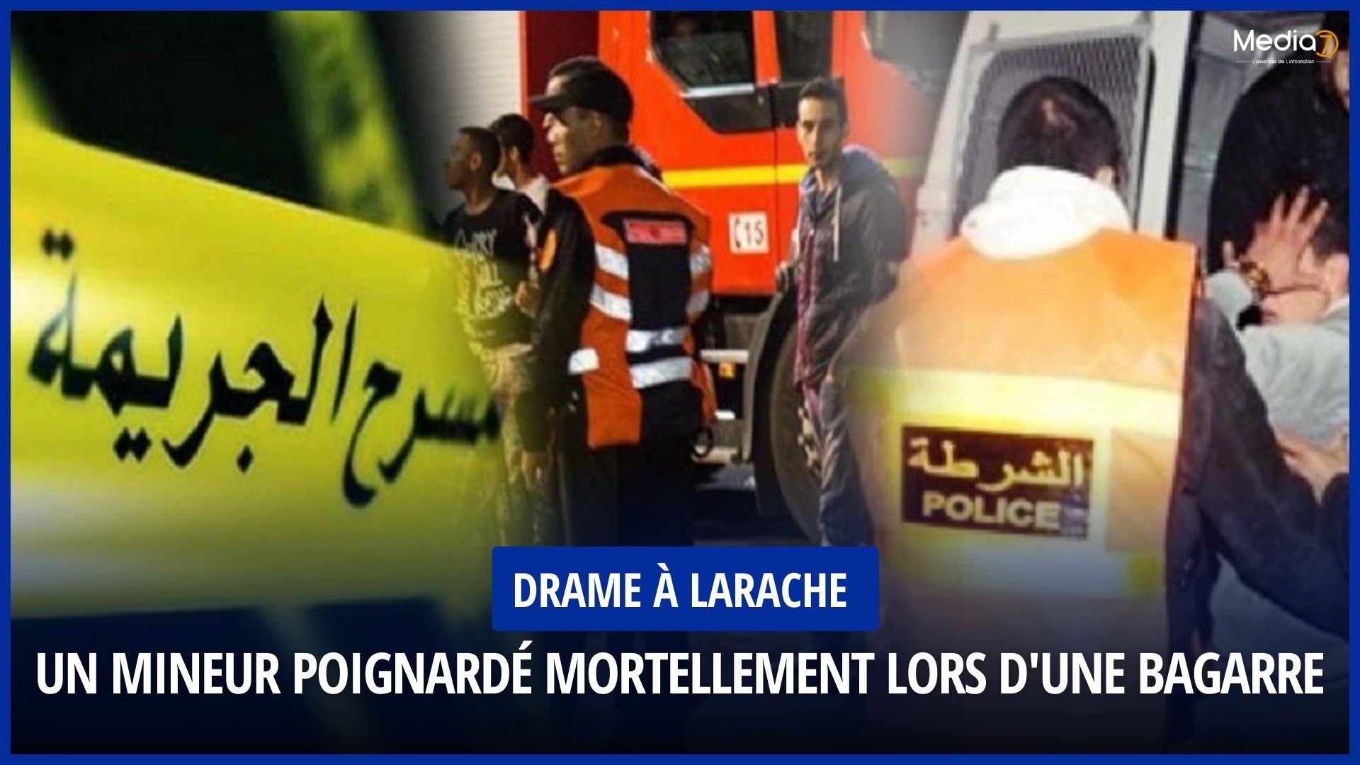 Drama in Larache: A Minor Fatally Stabbed During a Fight