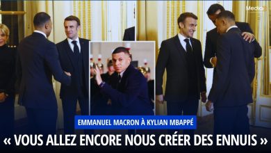 Emmanuel Macron à Kylian Mbappé