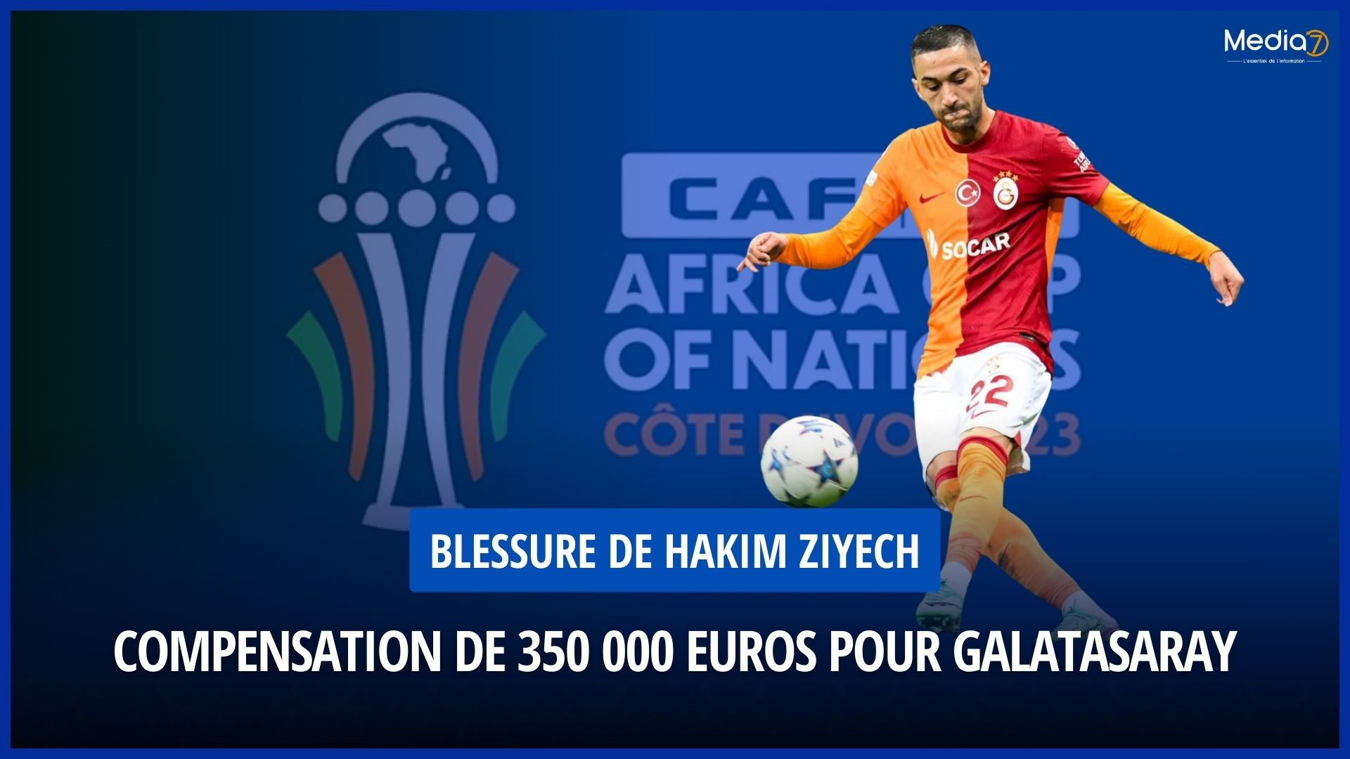 Hakim Ziyech injury: Compensation of 350,000 euros for Galatasaray - Media7