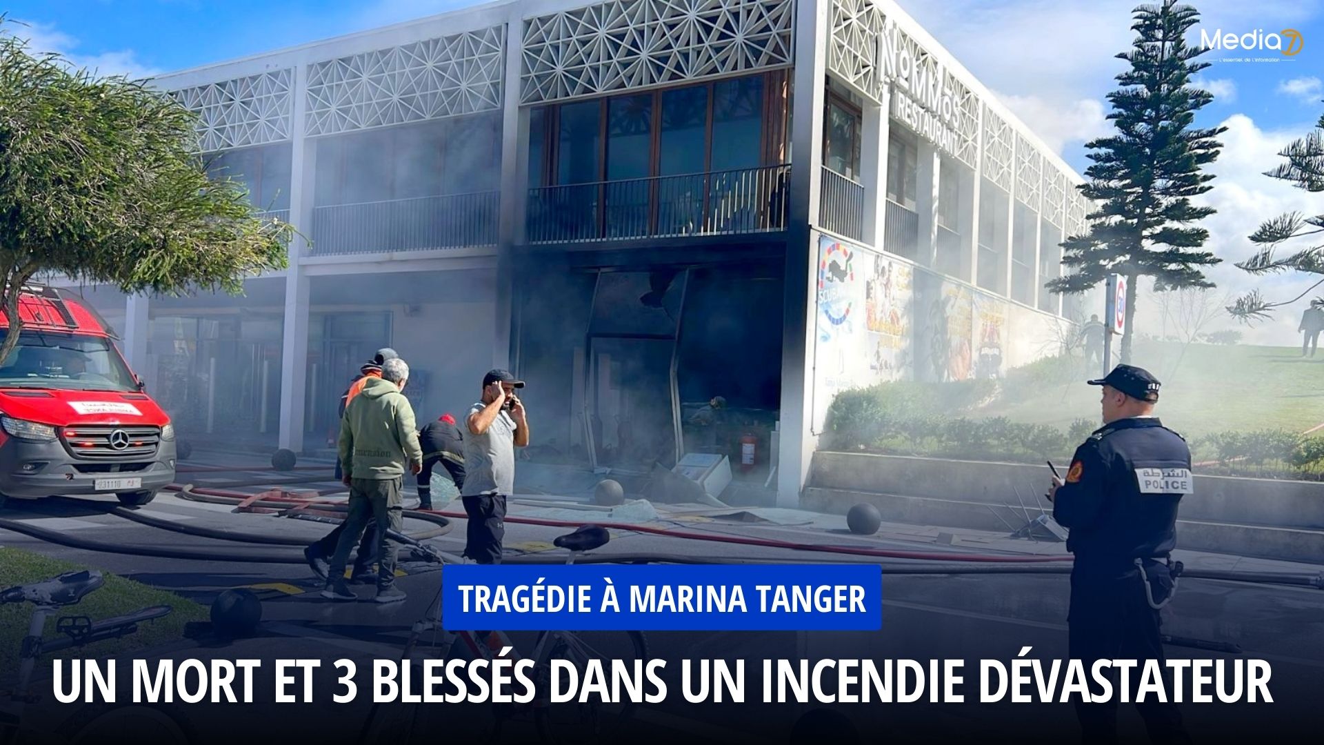 Tragedy in Marina Tangier: One Dead and 3 Injured in a Devastating Fire