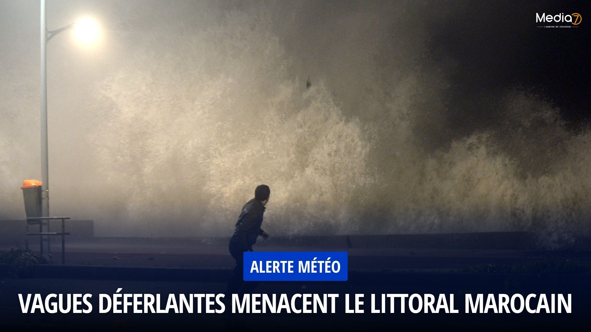 Weather Alert: Breaking Waves Threaten the Moroccan Coast