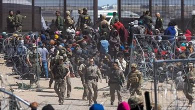 Chaos along US border in Texas, illegal immigrants tear down border fencing and assault guards