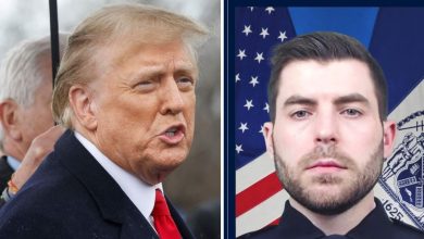 Jonathan Diller death: Donald Trump visits family of slain NYPD detective, ‘beautifully’ prays with them