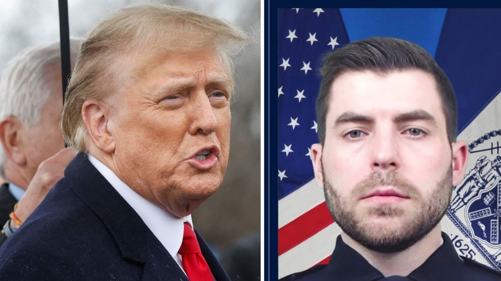 Jonathan Diller death: Donald Trump visits family of slain NYPD detective, ‘beautifully’ prays with them