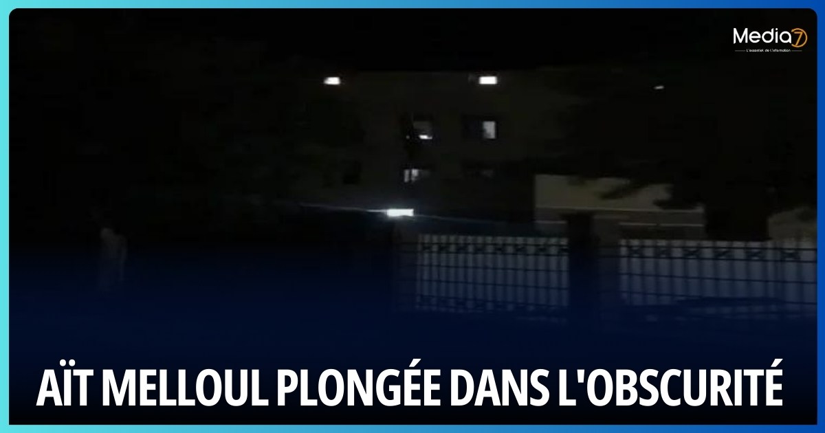 Aït Melloul Plunged into Darkness: Residents Fear the Invasion of Crime
