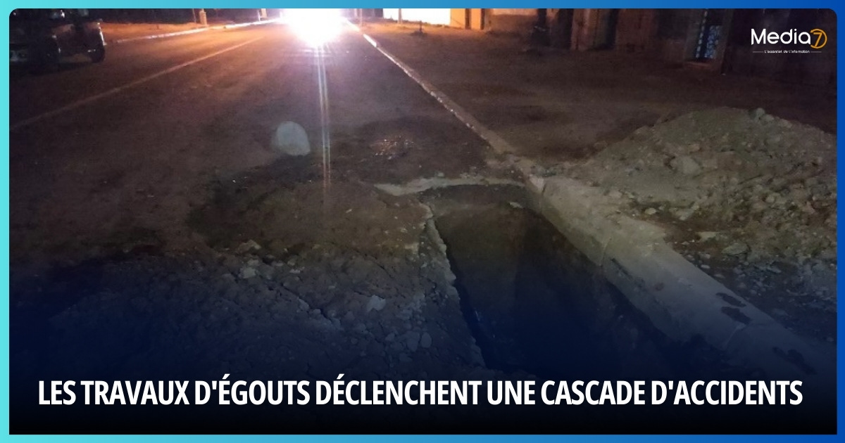 Aït Melloul: Sewer Works Trigger a Cascade of Accidents