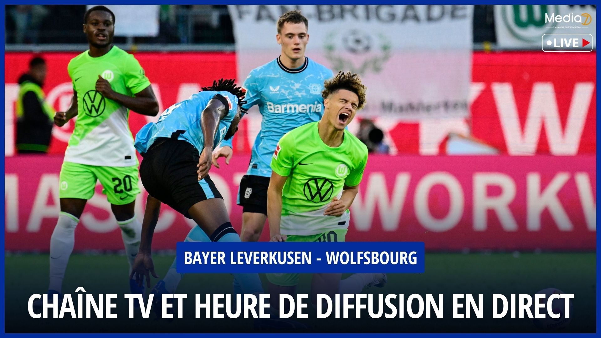 Broadcast of the Bayer Leverkusen - Wolfsburg Match live: On which TV channel & in Streaming? What time ? - Media7