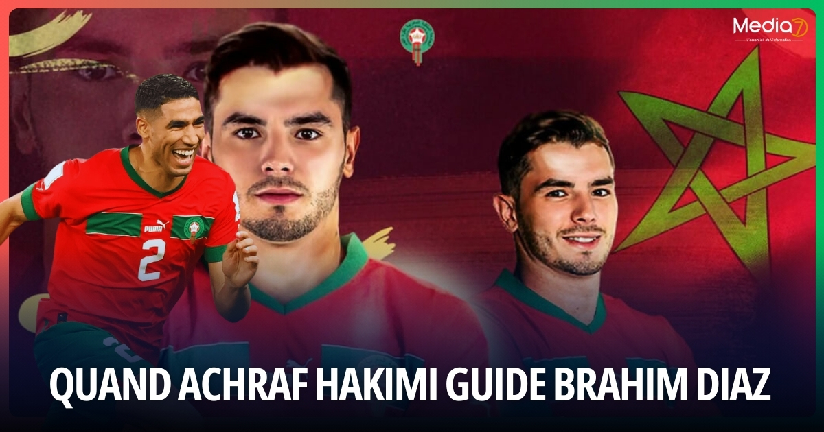 Football Harmony: When Achraf Hakimi Guides Brahim Diaz Towards the Atlas Lions - Media7