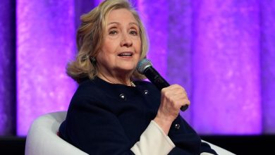 ‘Such a beauty’: Hillary Clinton steals the show at White House's Japan State Dinner with kimono-like caftan