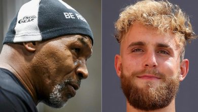 Watch Mike Tyson take on Shannon Briggs in a street fight ahead of faceoff with Jake Paul