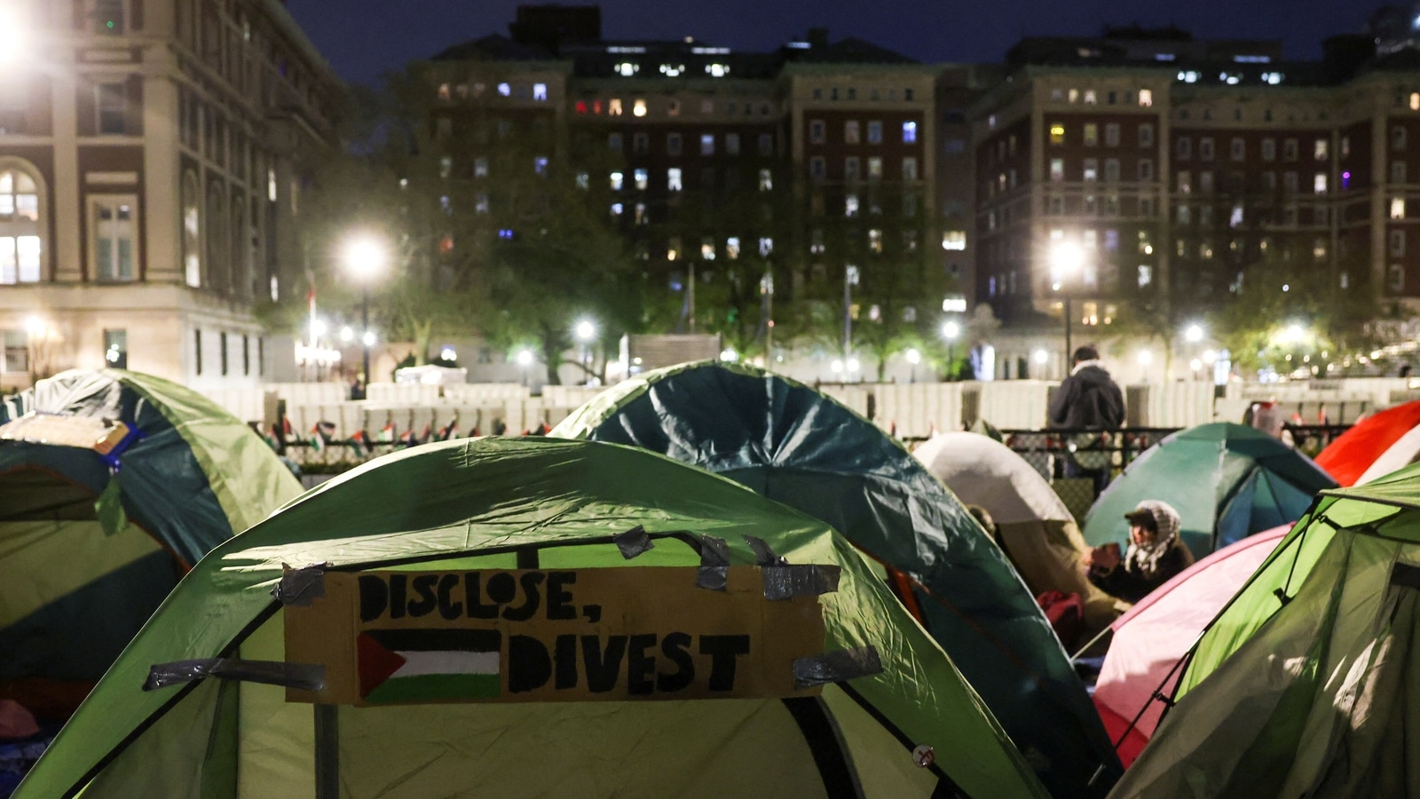 Columbia University protesters given midnight deadline to end stir or president to consider 'alternative options'