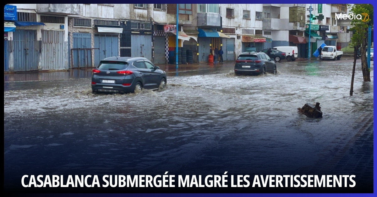 Floods in Casablanca: Streets Under Water Despite Warnings