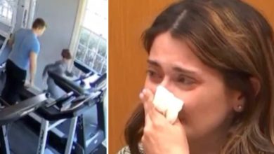 Mom breaks down after video shows NJ dad forcing son to run on treadmill days before child's death