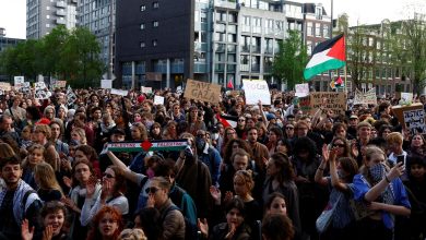 Watch: Police use bulldozer to halt pro-Palestine protest at Amsterdam University