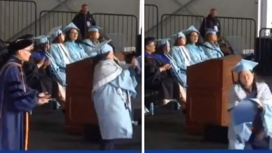 Columbia University student rips diploma during graduation ceremony, ignites debate online. Watch