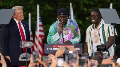 Who are Sheff G and Sleepy Hallow? Trump shares stage at massive Bronx rally with drill rappers accused of murder
