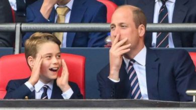 Prince George beams with joy, shares cute moment with dad Prince William at FA Cup final: Watch