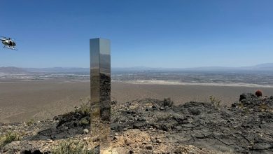 Mysterious monolith found near Las Vegas taken down, its origins still unknown