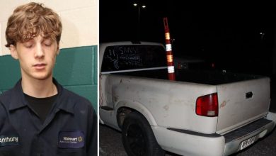 Mystery as Texas teen found alone covered in dried blood inside wrecked pickup truck – but the blood isn't his