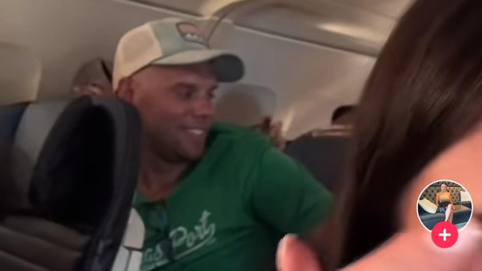 TikToker goes viral after filming a married man cheating on a flight: Watch