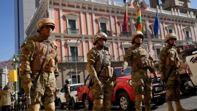 Coup attempt feared in Bolivia as troops surround presidential palace