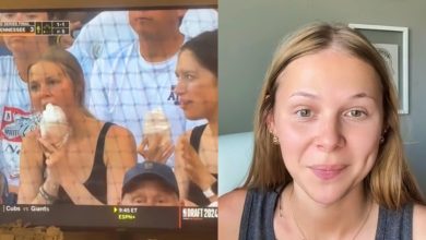 TikToker slams ESPN for filming her eating ice cream after ‘creeps’ compare her to ‘Hawk Tuah Girl’