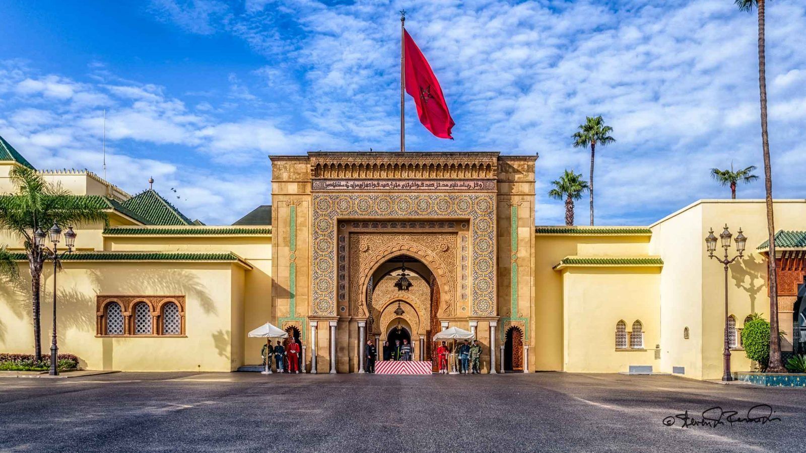 The royal palace of Rabat
