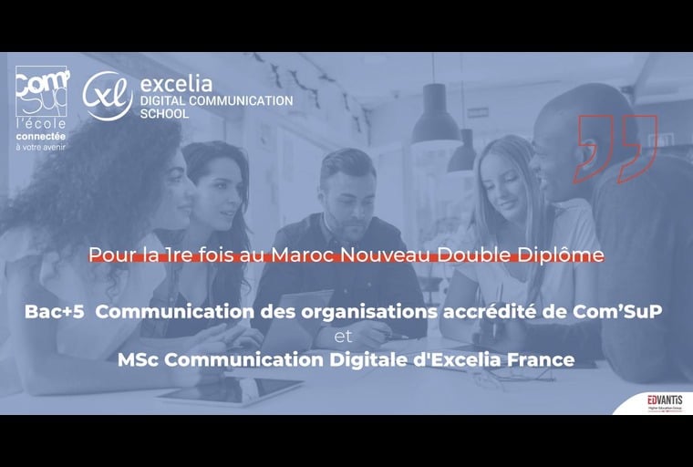 COM SUP lance un double diplôme pour répondre aux enjeux de la communication digitale au Maroc