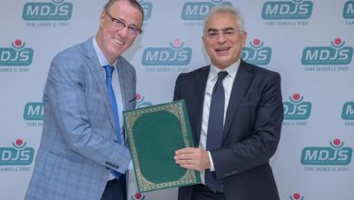 Signature de l’actualisation de la convention de partenariat entre l’Association Marocaine de la Presse Sportive et la MDJS