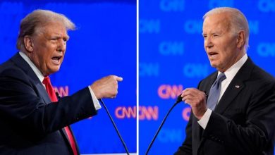 Trump demeans ‘cognitively challenged’ Biden in 4th July message, says POTUS choked like dog, but Kamala Harris is…