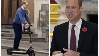 ‘The Prince of Wheels’: Video of Prince William zooming into Windsor Castle on electric scooter goes viral