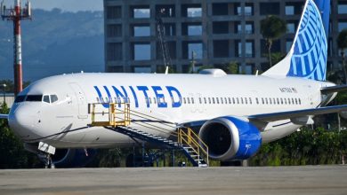 Wheel falls off United Airlines Boeing moments after takeoff from LA airport: Watch